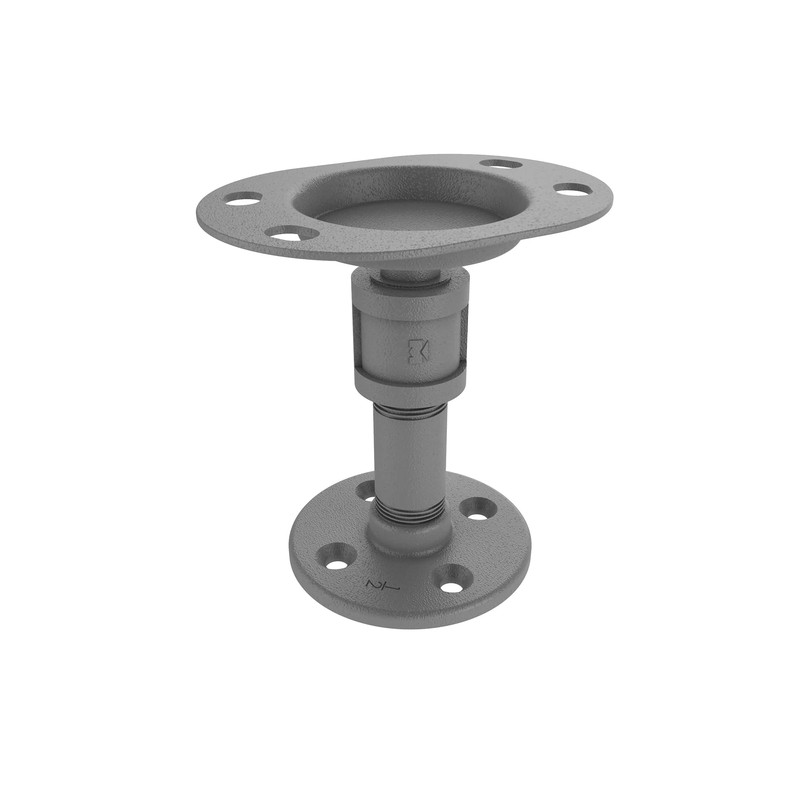 Vanity Top Toothbrush Holder, Matt Gray Finish